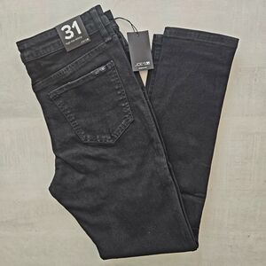 Joe's Jeans High Rise Skinny Black Denim NWT Size 31/12